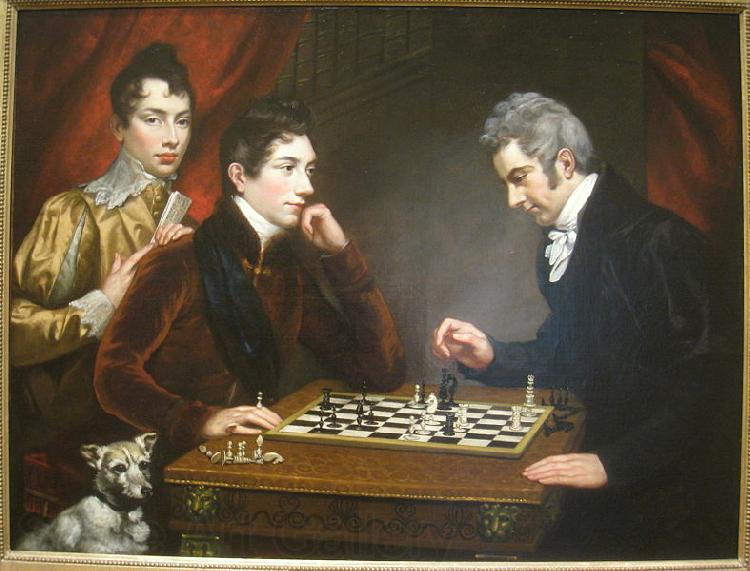 James Northcote Chess Players Spain oil painting art